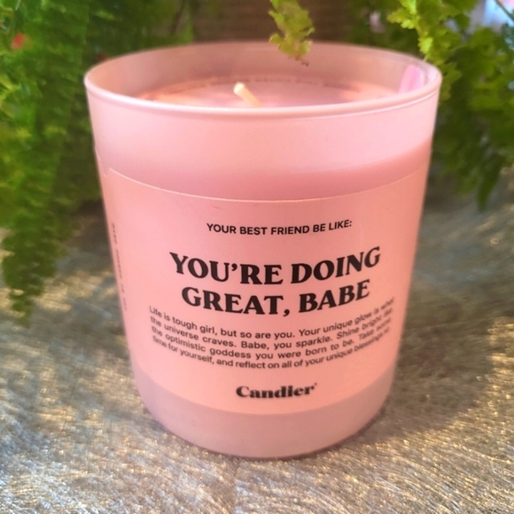 💥BUY 5 GET 3 FREE "You’re Doing Great Babe" Candle - Picture 1 of 3